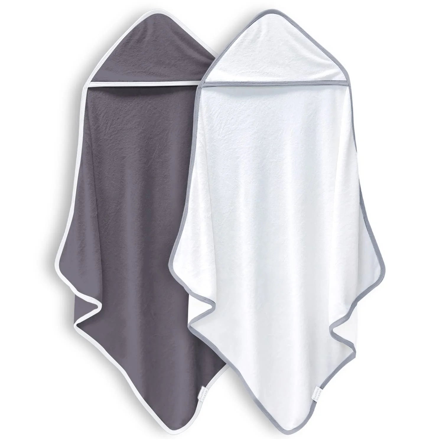 Customized 100% Cotton Plain Dyed Kids Beach Towel Hooded Poncho Quick Drying Super Absorbent Terry Towel Poncho