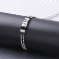 Bracelet Homme Custom Fashion Jewelry Bracelets Blue PVD Stainless Steel Mens Box Chain Italian Anchor Charm Bracelet