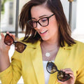 Sunbest Eyewear 95309 TR90 Frame 2 in 1 Magnetic Clip on Polarized Sunglasses Anti Blue Light Optical Eyeglasses Frames