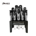 2025 New Arrival 21-Piece Precision Magnetic Screwdriver Set with High Precision Tips Hand-Powered in Hard Case Packaging