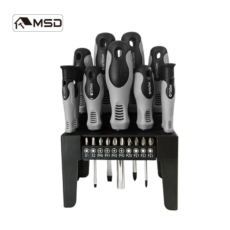 2025 New Arrival 21-Piece Precision Magnetic Screwdriver Set with High Precision Tips Hand-Powered in Hard Case Packaging