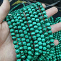 Jade Real Stone Beads Beaded Bracelets Natural Crystal Stones 7A Malachite Loose Gemstones for Jewelry Making