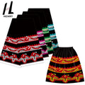 Pretty Micronesian Design Big Red Flowers Polyester Printed Fabric for Islander Skirts