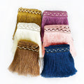 Deepeel TF007 13cm DIY Hot-Selling Ribbon Curtain Lace Crystal Bead Curtain Accessories Decorative Window Screen Fringe Lace