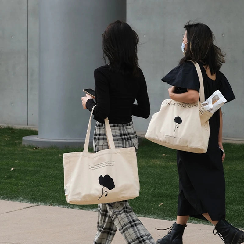 Wholesale Small MOQ Nature Large Eco-friendly Reusable 12OZ Thick Cotton Custom logo Print Tote Bag Canvas Shopping Bag