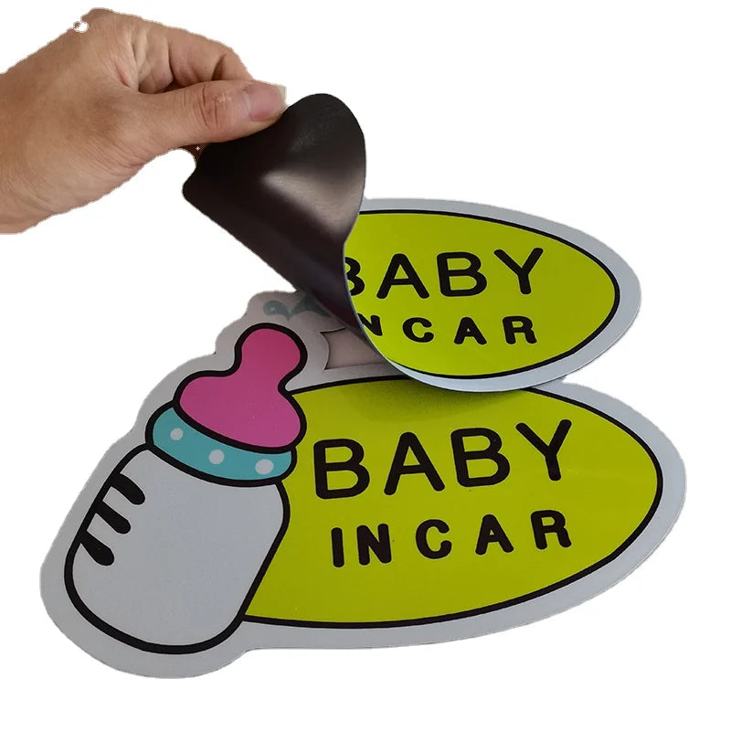Die Cut Shape Car Door Magnets Vehicle Magnetic Signs