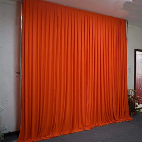 Wedding Background Elastic Curtain Double Wrinkle 300cm Multiple Colour Opaque Polyester Fabric Decoration for Wedding Party