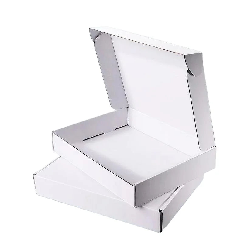 Custom Printing Logo White Corrugated Paper Mailing Box Cosmetic Makeup Packaging Paper Shipping White Mailer Box