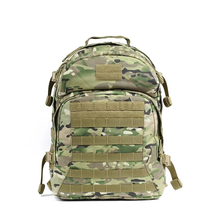 GAF 53L 1000D Nylon Waterproof Survival Tactical Backpack Black Green Brown Molle Zipper Closure Cell Phone Pocket Outdoor