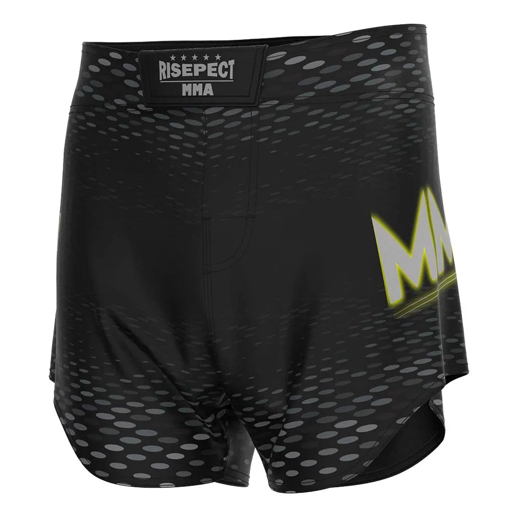 Oem Mma Fighting Judo Grappling Jiu Jitsu Boxer Plus Size Boxing Muay Thai Short Gold Fabric for MMA Shorts