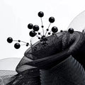 Wedding Feathers Net Veil Mesh Flower Hot Sale Bridal Headpiece Bridesmaids Headband Bridal Hair Clip