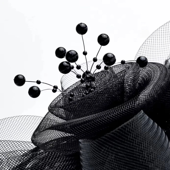Wedding Feathers Net Veil Mesh Flower Hot Sale Bridal Headpiece Bridesmaids Headband Bridal Hair Clip