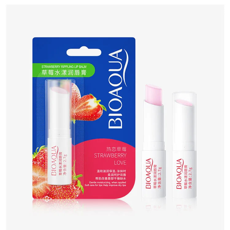 Winter Use Bioaqua Lip Care Original Moisture Lip Balm Jelly Lip Balm 7 Flavors Sleeping Pink Lipstick MegaBDM