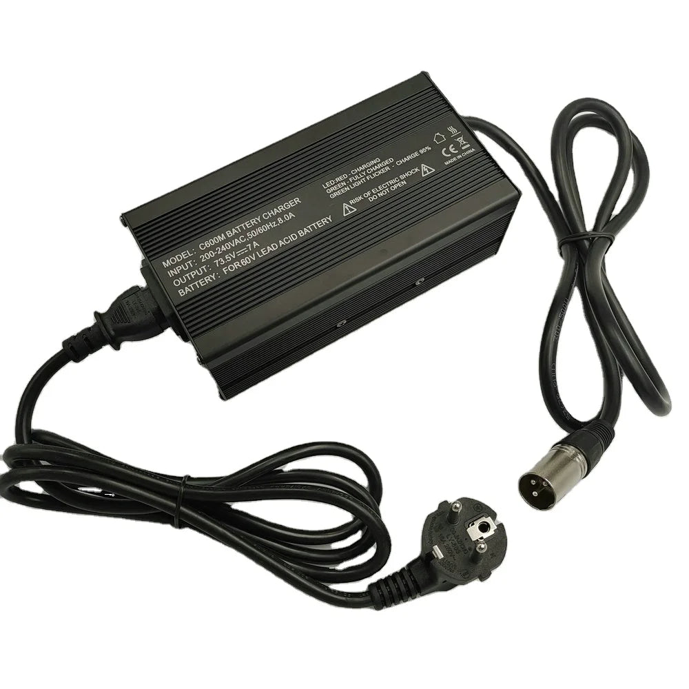 C600M CHARGER 48V8A-12A ALUMINUM ALLOY SHELL 60V6-10A 72V5-8A for ELECTRIC GO CART GOLF CAR SCOOTER WITH LITHIUM BATTERY