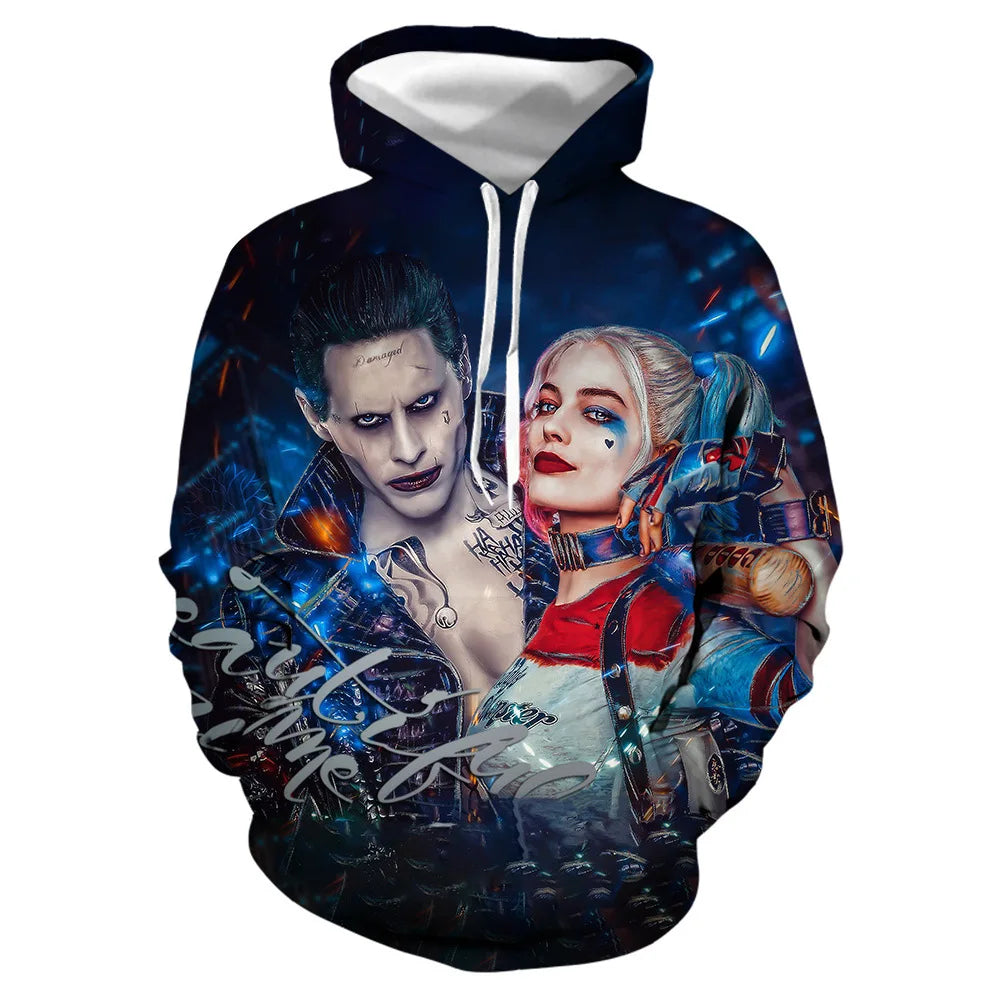 Hot Sale 3d Printed Cartoon Wholesale Printed Stock Cartoon Sweatshirt Top Sale Sublimation Movie Printed Hoodie