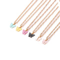 Fashion Jewelry Blue Acrylic Custom Jewelry Colorful butterfly Pendant Women butterfly Necklace