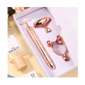 Wholesale YiJue 3-IN-1 Jade Roller Guasha Set with Face Lift Feature Customized Color & Logo for Commercial & Home Use
