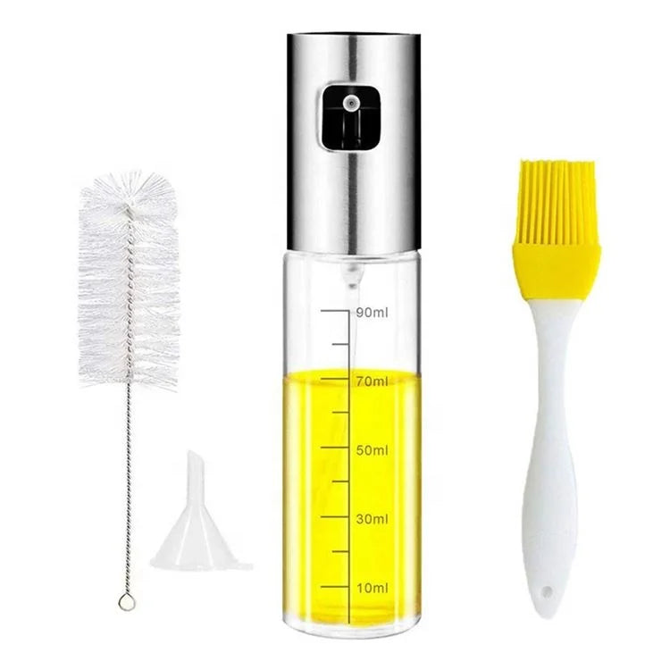 Kitchen Baking Cook Oil Spray Empty Bottle Vinegar Bottle Oil Dispenser Cooking Tool Salad BBQ Cooking Glass Oil Sprayer