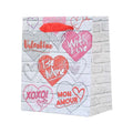 Two New Design Small Pink Valentines Day Paper Gift Candy Goodie  Bags  Party Supplies