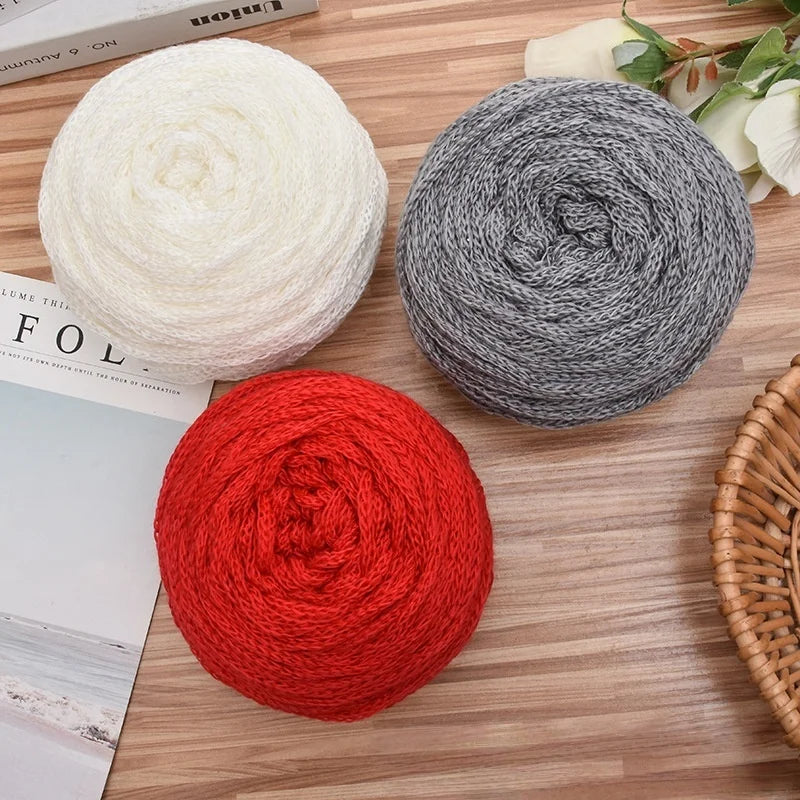 Direct Selling Mixed Color Acrylic Hollow Fancy Knitting for Crochet Hat