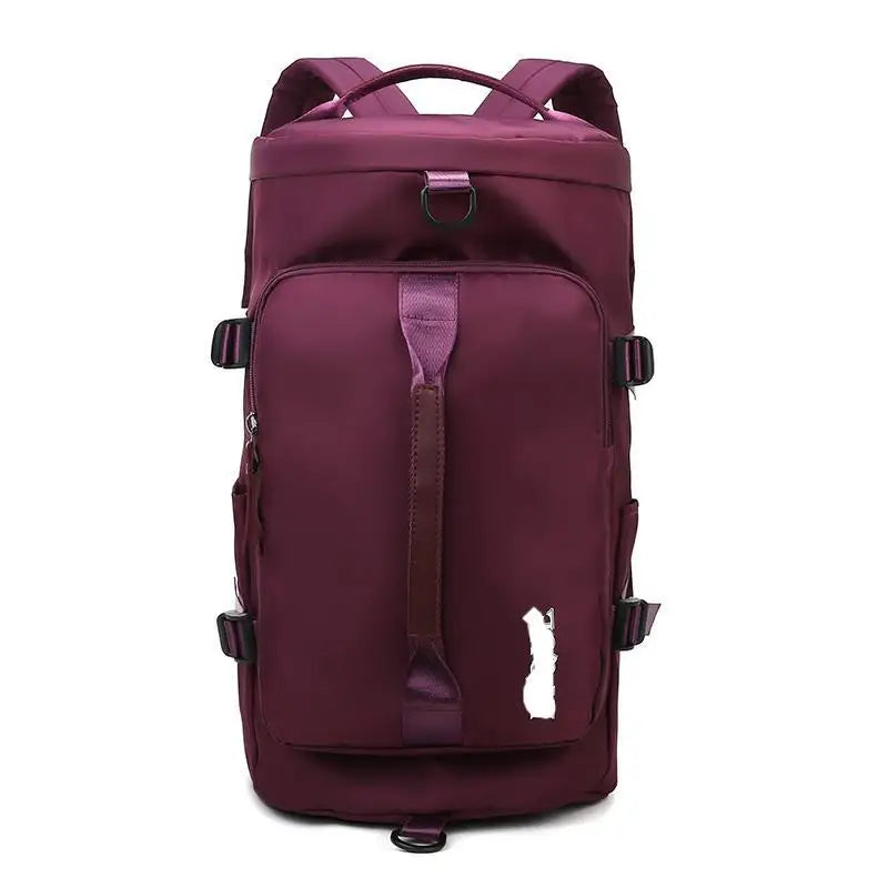 High-Quality Custom Logo Outdoor Sports Bag Waterproof Large Capacity Gym Backpack with Shoe Compartment