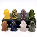 Wholesale Price Spiritual Natural Rock 3.5cm Sodalite Rose Quartz Crystal Ghost Chakra Crystal Carving Gemstone Gift Ornaments