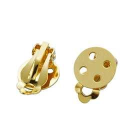 Ear Clip Conversion Artifact 4 Holes Flat Handmade Clip on Earring Accessories Without Ear Holes Frog Ear Clip