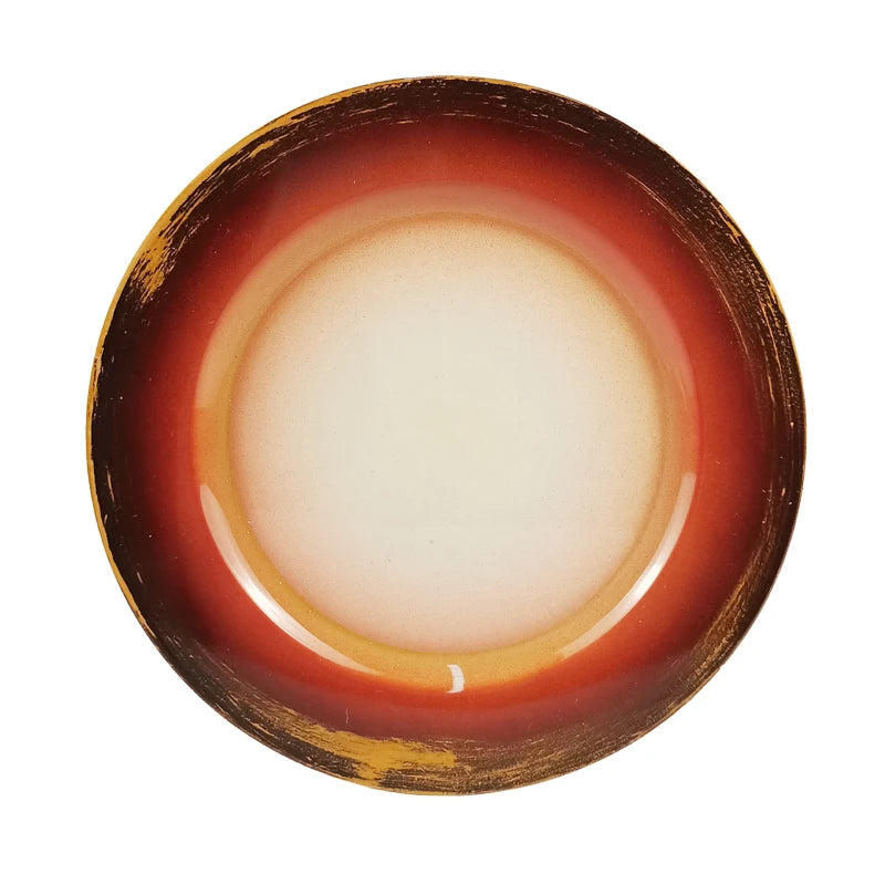 Eco-Friendly Recycled PET Plastic Plate Microwave Dishwasher Safe (-60C 160C) BPA Free Food-Grade Modern Ceramic-Like Heavy