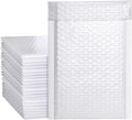 2024 Hot Sale White Compostable Bubble Mailer Bubble Padded Mailer for Courier Delivery Free Customization