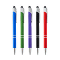 Custom Logo 2-in-1 Metal Stylus Ballpoint Pen 1.0mm Black Ink Touch Screen Pen for Promotional Corporate Gift Wholesale