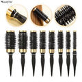 Wanmei 8 Size Hair Brush Anti-Static High Temperature Resistant Round Barrel Hair Comb Drying Curling Barber Accessories Home