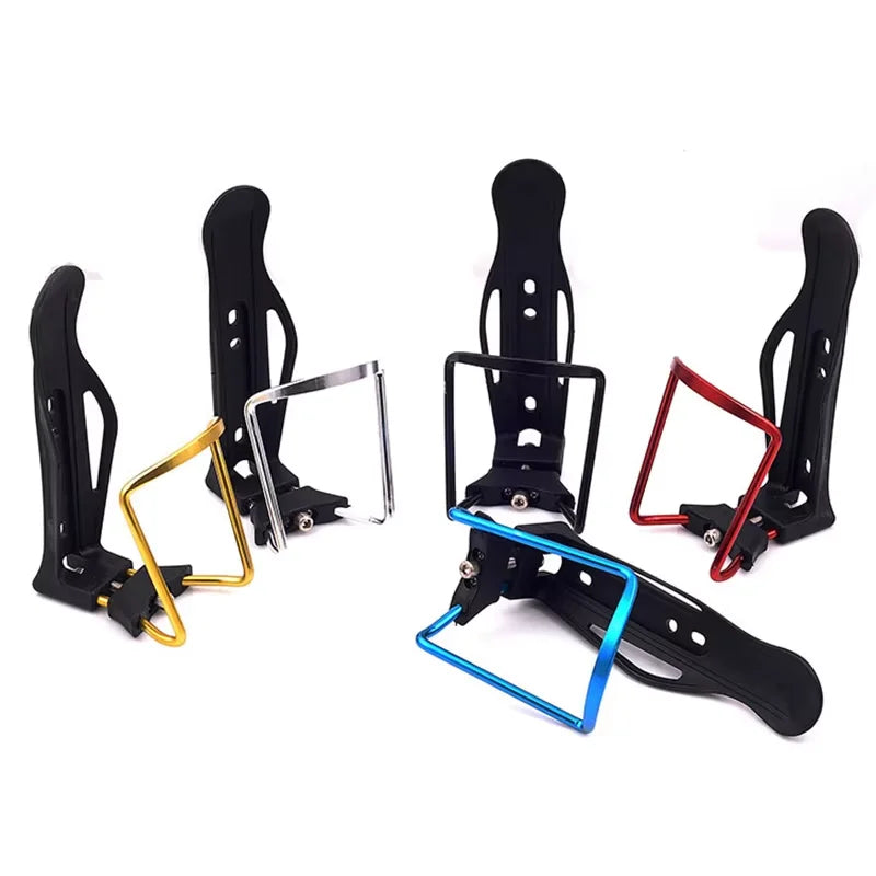 RIDERACE Adjustable Aluminum Alloy Bicycle Water Bottle Holder Cycling Bike Water Cage Multi-color Bike Rack Cages Accessories