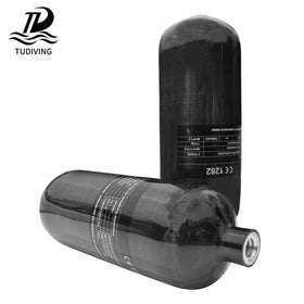 TUDIVING Hpa CE New Design 4500psi 2L 30Mpa 300bar PCP Air Filling Station Aluminum Composite Carbon Fiber Tanks Gas Cylinder