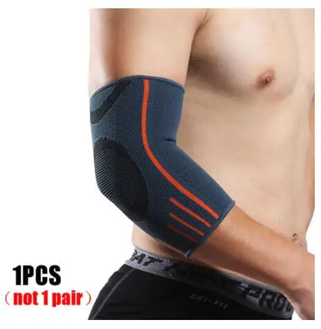 Unisex Tennis & Arthritis Compression Support Sleeve Neoprene Weightlifting Elbow Brace Logo Customizable Logo Massage Area Knee