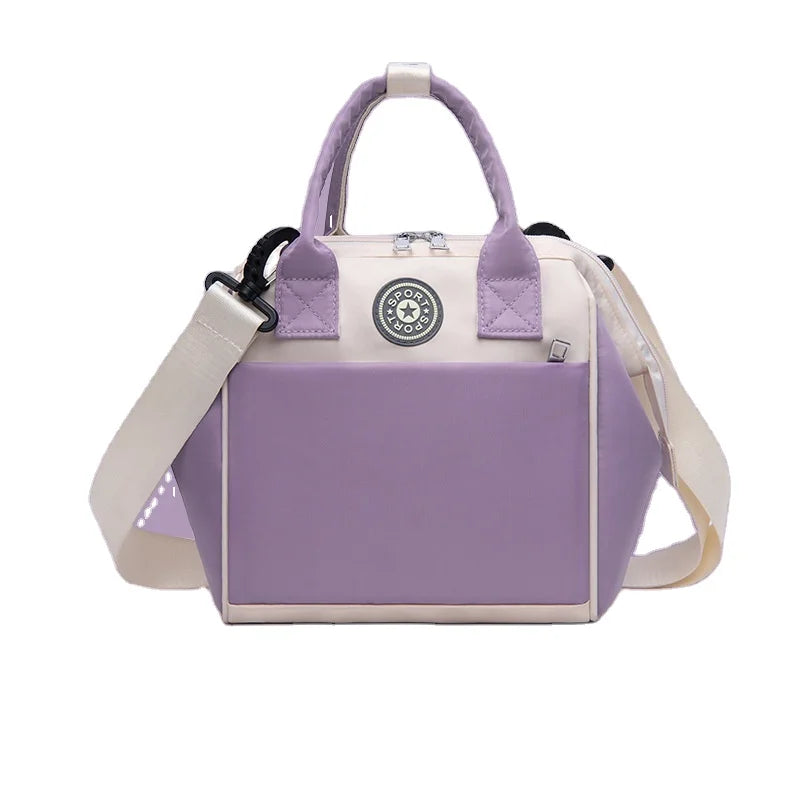 Deellt Waterproof Foldable Lady Fashion Polyester Baby Diaper Backpack with Organizer for Travel Model 9991 25x23x14cm