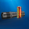 For DF006 IP68 Aluminum Alloy 2300Lm Magnetic Diving Flashlight Underwater 100M 26650 USB Rechargeable CRI 95 4100K CE/FCC