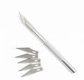 Aluminum Alloy Art Carving Knife Penknife Cutting Knife Alloy Handle + 6 Blade 15G Professional Carving Knife