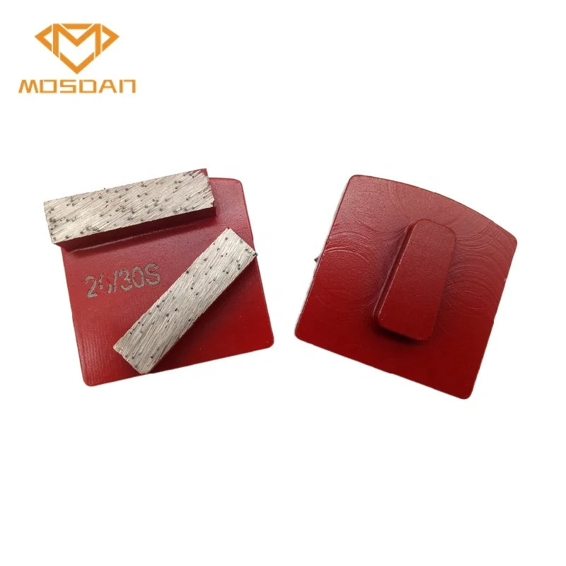 Redi Lock Double Bars  Segment Diamond Grinding Shoe for Concrete