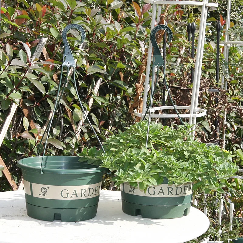 29.8cm Big Round Plastic Hanging Flower Pot Factory Directly Wholesale Hanging Pot