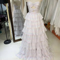 New Ruffle Long Gown Pleat Wedding Guest Dress Contract Color Evening Dress Colorful Custom Women Prom Dress Elegant 2025