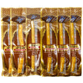6Pack Natural Plant Teeth Miswak Sticks-Vacuum Sealed Traditional Oral Care Twigs with Clove Flavor for Fresh Breath