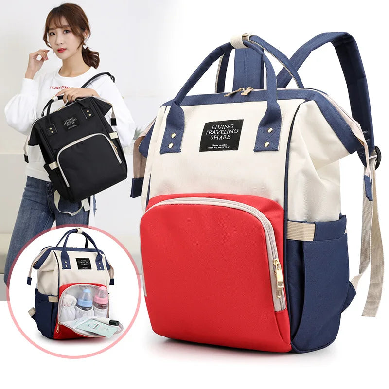 Factory Price Multi Function Oxford Maternity Backpack Diaper Bag Large Capacity Nappy Bag