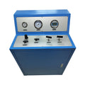 USUN Model:WSAH100-D Blue Closed Cabinet air Driven Hydraulic Testing Pump Skid with Digital Pressure Gauges