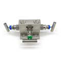 Instrument Manifold Valve 3 Way Stainless Steel 304/316 Manual Needle Valve 6000PSI Parker Assembly