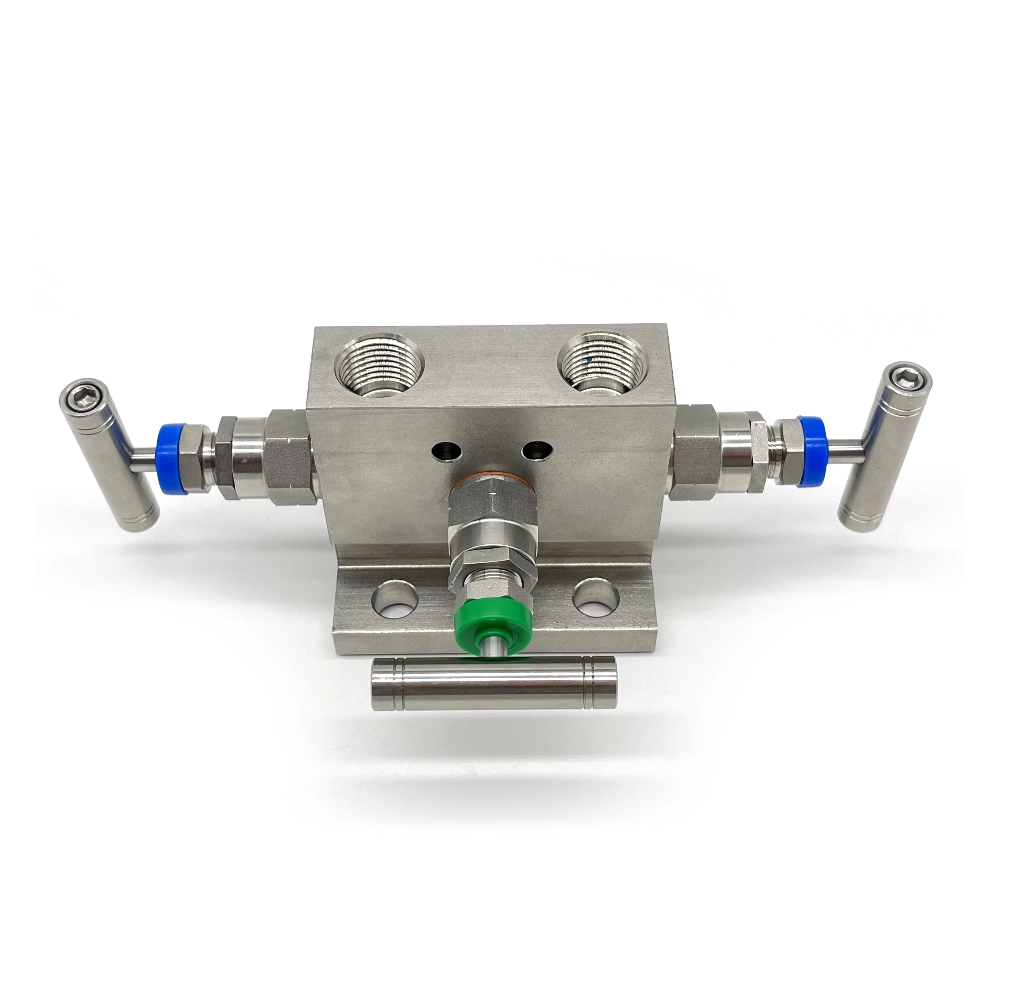 Instrument Manifold Valve 3 Way Stainless Steel 304/316 Manual Needle Valve 6000PSI Parker Assembly