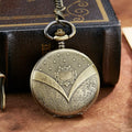 Flower Manual Watches Key Chain Retro Skeleton Dia Roman Mechanical Pocket Watches