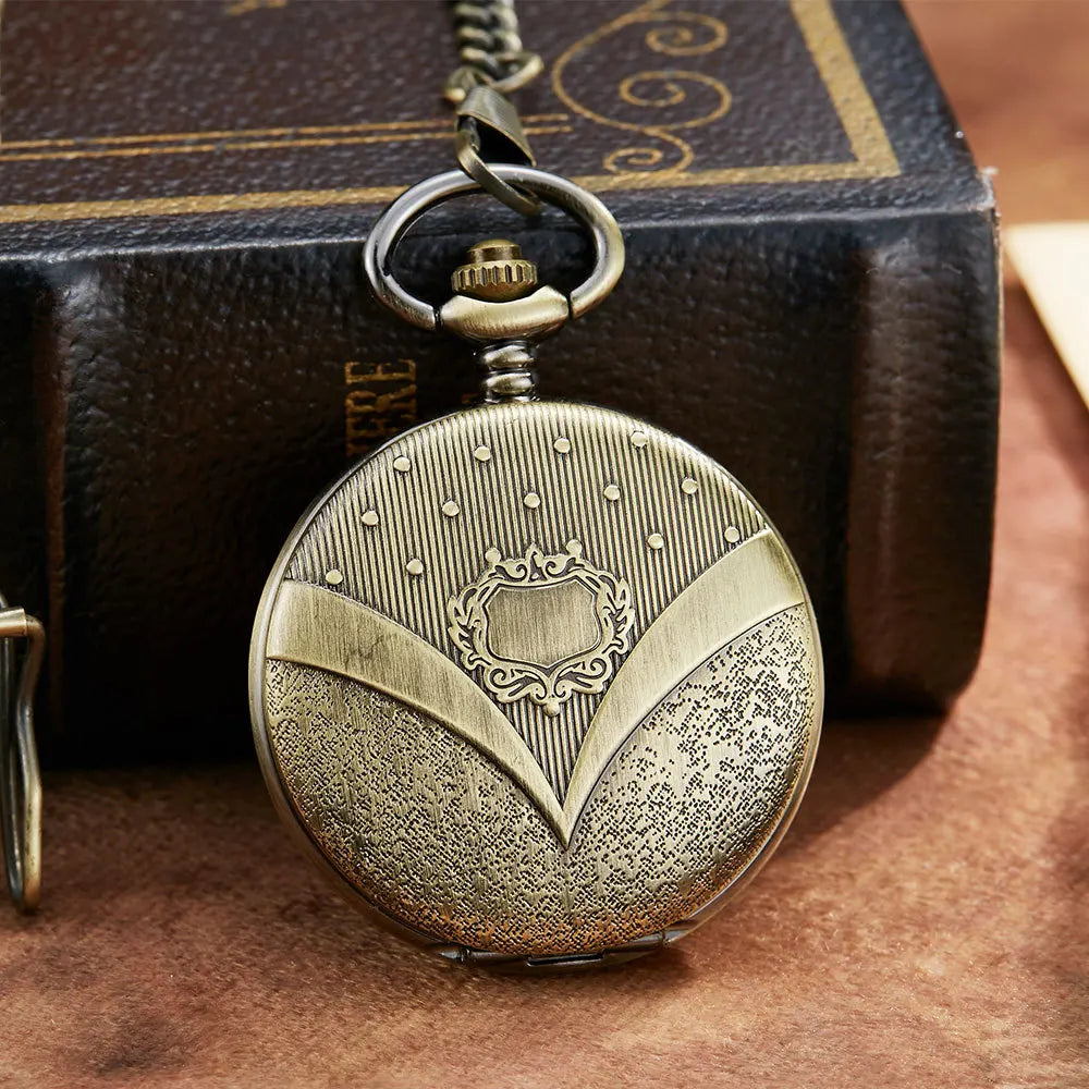 Flower Manual Watches Key Chain Retro Skeleton Dia Roman Mechanical Pocket Watches