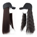 MIO Hot Sale Long Straight Wig Hat Hair Beanie Wig Hats for Black Women Cheap Baseball Hats Wig