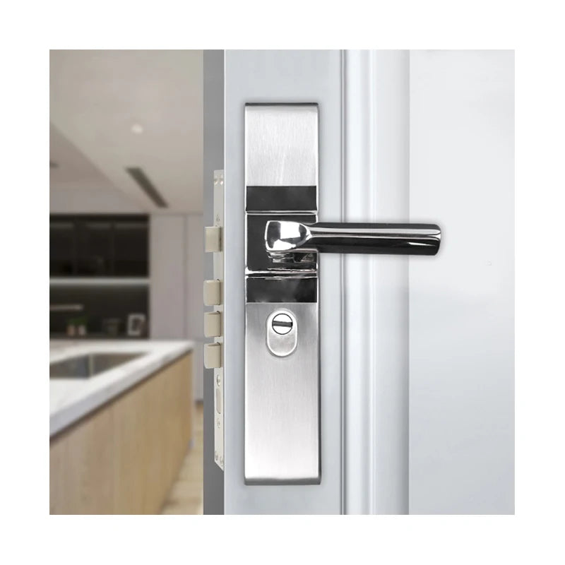 High Security Stainless Steel Door Lock for Main Door Lock With Plate Handle Multi Point Lock Body Latch Custom Colors