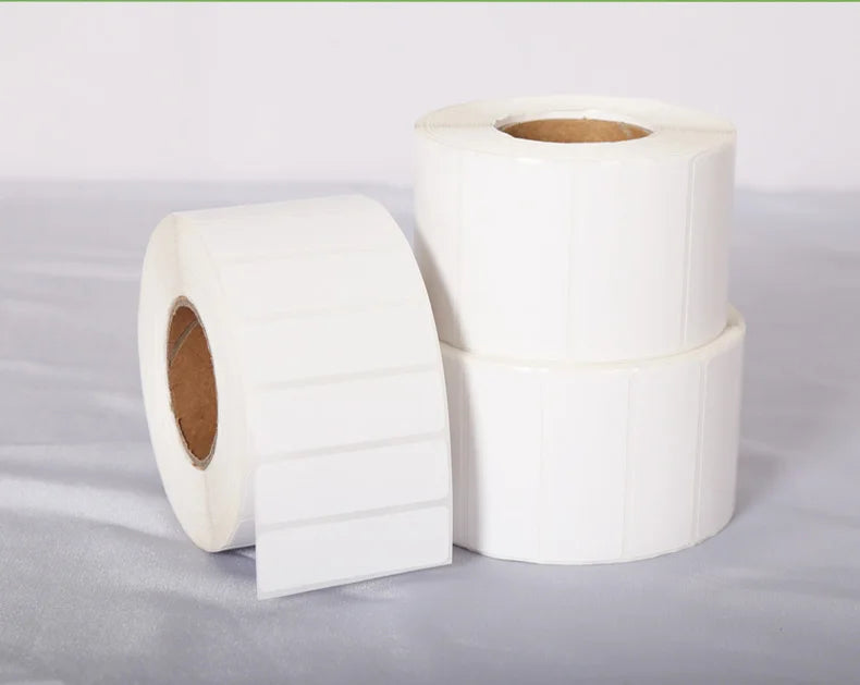 Manufacturer High Adhesive Power With Custom Size White One-Side Coated Art Papers Rolls Labels Adhesive Materials